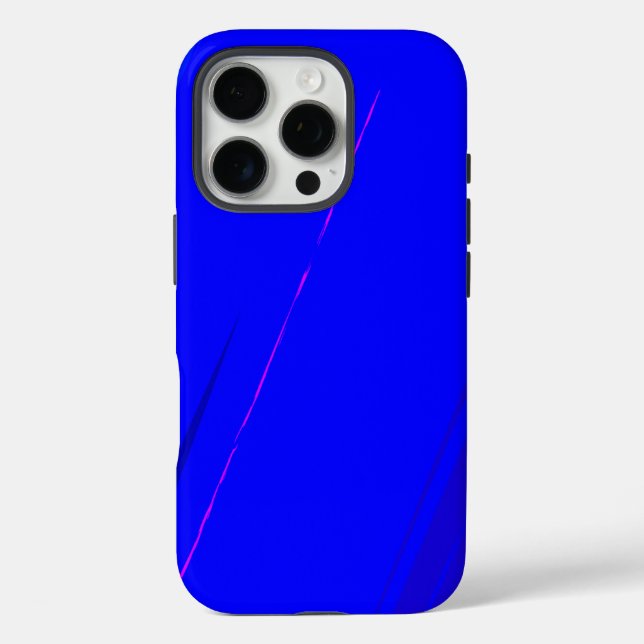 Cool Pattern Design on Blue Background Case-Mate iPhone Case (Back)