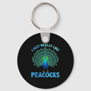 Cool Pea Design For Men Women Kids Bird Pea Lovers Key Ring