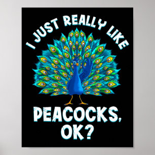 Cool Pea Design For Men Women Kids Bird Pea Lovers Poster