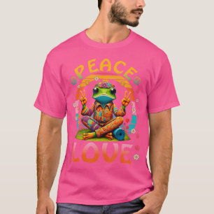 Cool Peace Frog Tie Dye T-Shirt