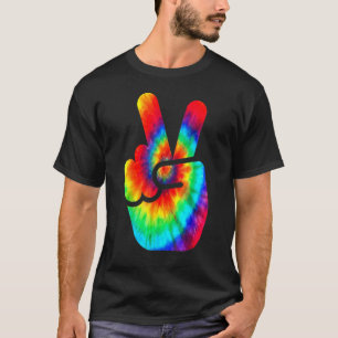 Cool Peace Hand Tie Dye For Boys And Girls T-Shirt