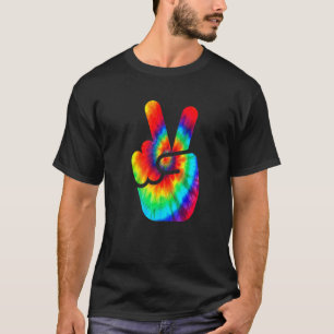 Cool Peace Hand Tie Dye For Boys And Girls T-Shirt