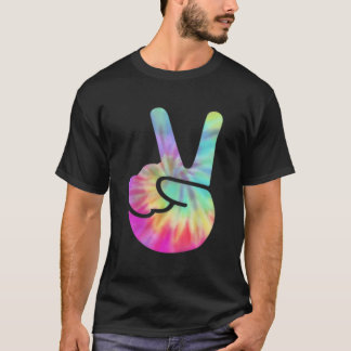 Cool Peace Hand Tie Dye Pocket For Women Girls Sig T-Shirt