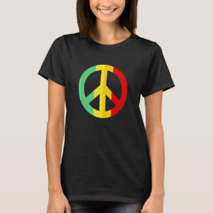 Cool Peace Sign Equality Freedom Hippie T-Shirt