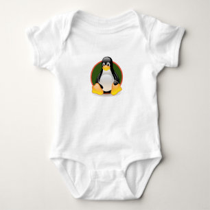 Cool penguin baby bodysuit