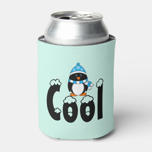 Cool Penguin Can Cooler (Can Front)