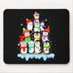 Cool Penguin Christmas Pajamas Shirt Boys, Penguin Mouse Mat