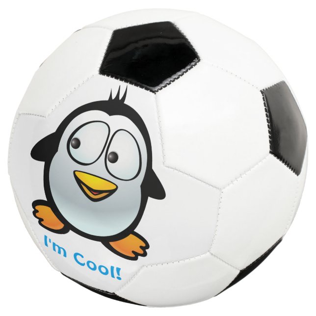 Cool Penguin Football (Three Quarter)