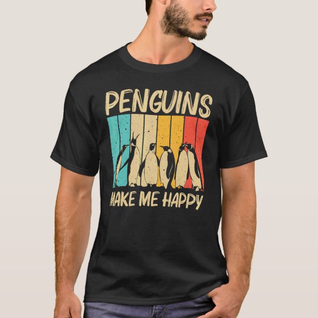 Cool Penguin For Men Women Emperor Penguin Bird   T-Shirt (Front)