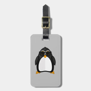 Cool Penguin  Luggage Tag