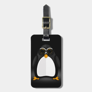 Cool Penguin  Luggage Tag