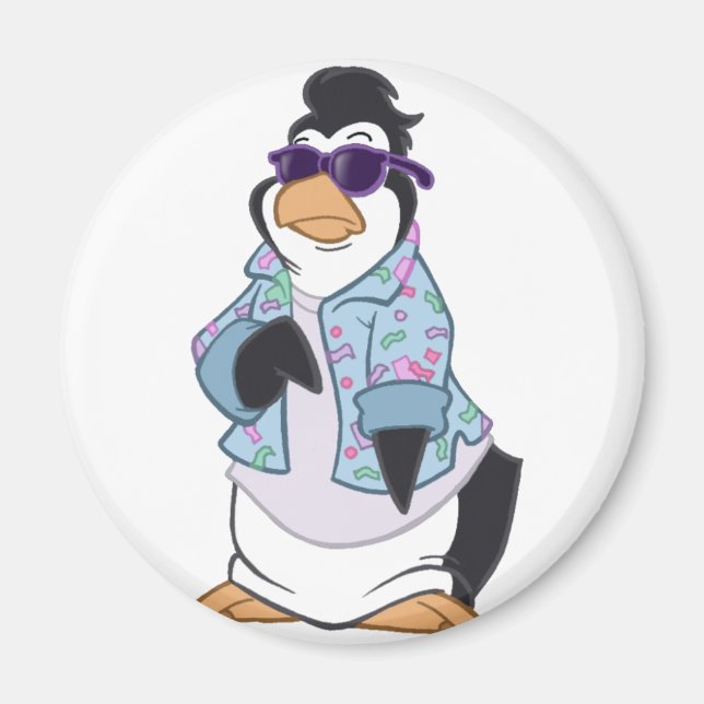 Cool Penguin Magnet (Front)