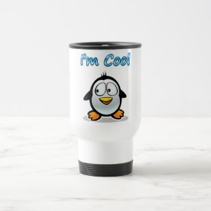 Cool Penguin Travel Mug