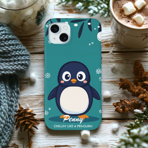 Cool Penguin Vibes - Cute & Cosy Charm Case-Mate iPhone 14 Pro Case