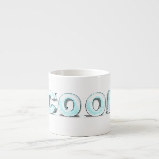 Cool Penguins Espresso Cup (Front)