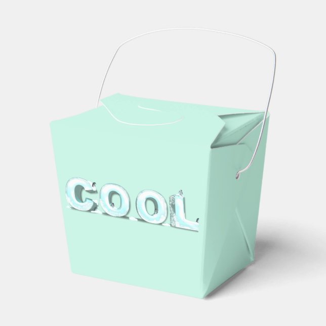 Cool Penguins Favour Box (Front Side)