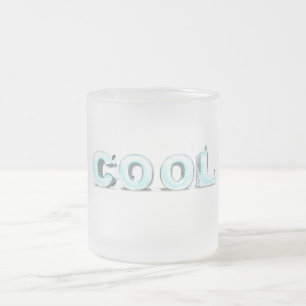 Cool Penguins Frosted Glass Coffee Mug