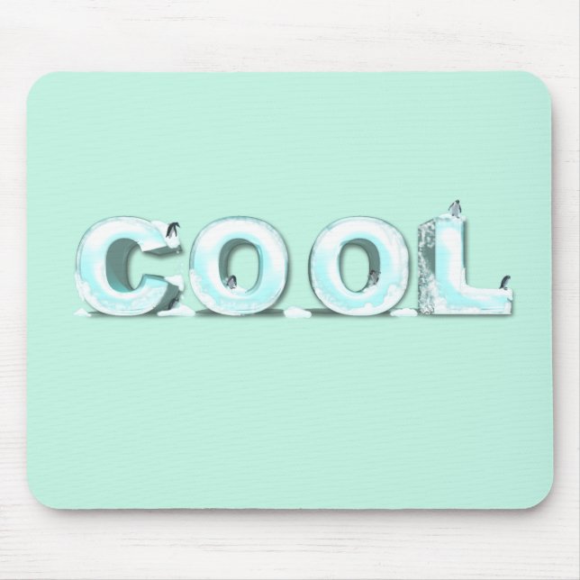 Cool Penguins Mouse Mat (Front)