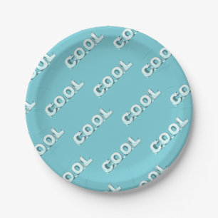 Cool Penguins Paper Plate