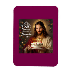 Cool people are born in december magnet