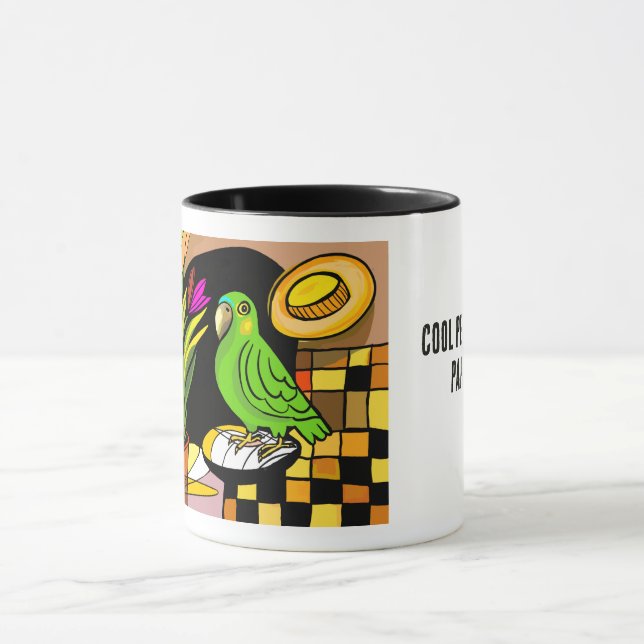 Cool People Have Parrots Mug (Center)