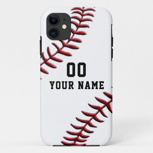Cool Personalised Baseball iPhone Cases New to Old (Back)