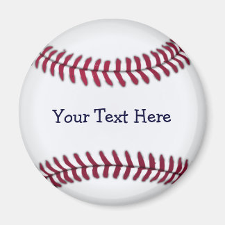 Cool Personalised Baseball Magnet