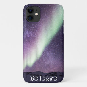 Cool Personalised Galaxy Mountian Scenery iPhone 11 Case