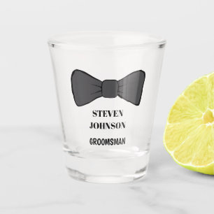 COOL! 👔 Personalised Groomsman Shot Glass 