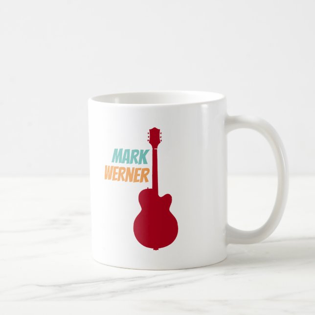 Cool Personalised Name mug for the guitarist (Right)
