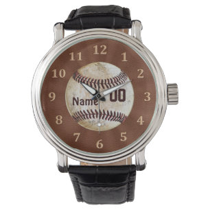 Cool Personalised Vintage Baseball Watches for Men