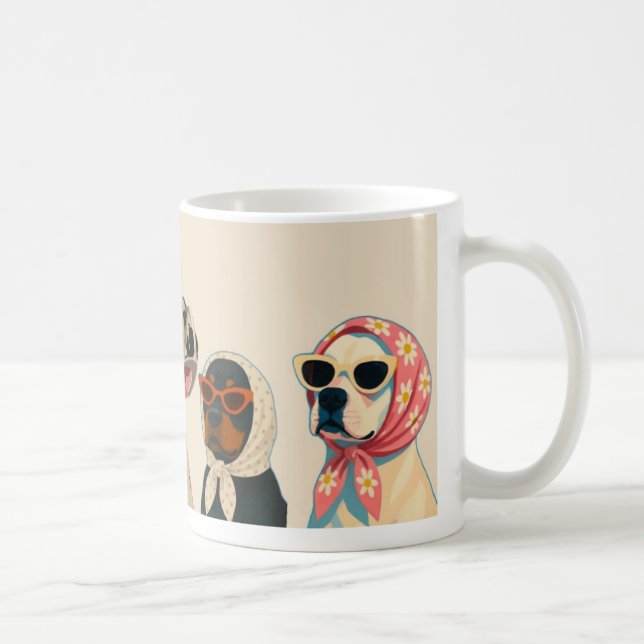 Cool Pet Dog graphic mug  (Right)