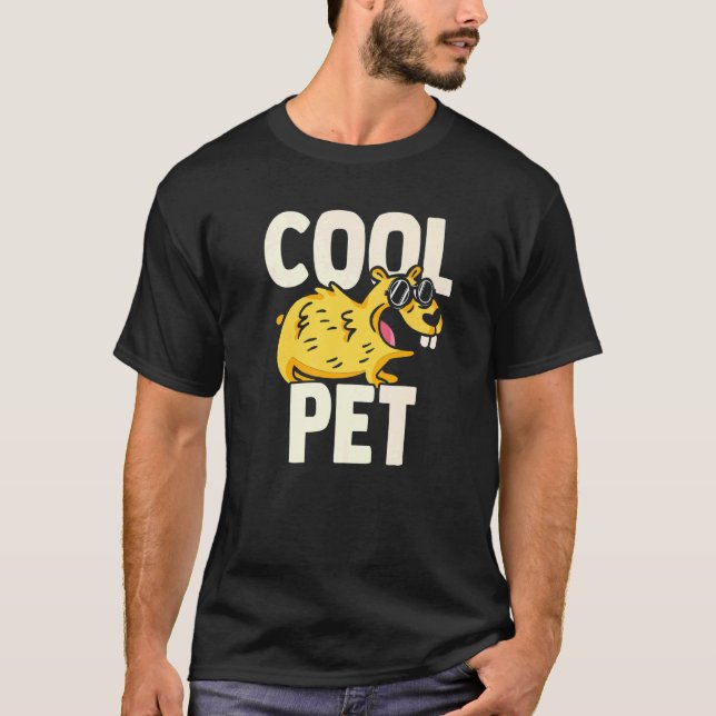Cool Pet Graphic Guinea Pig Owner Pet Cavy Animal  T-Shirt (Front)