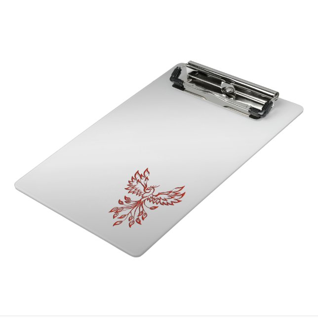 Cool Phoenix Rising Mini Clipboard (Angled3)