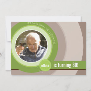 COOL PHOTO BIRTHDAY INVITES :: circular 5L