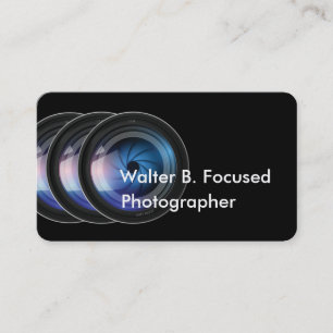 Cool Photographer Business Cards