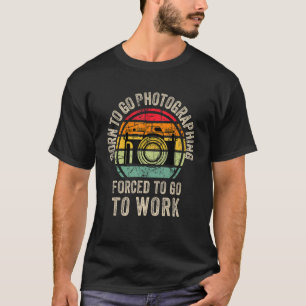 Cool Photographer Camera Graphic Photography Men W T-Shirt