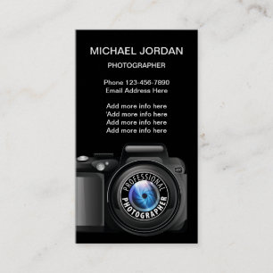 Cool Photographer Photography Services Business Card