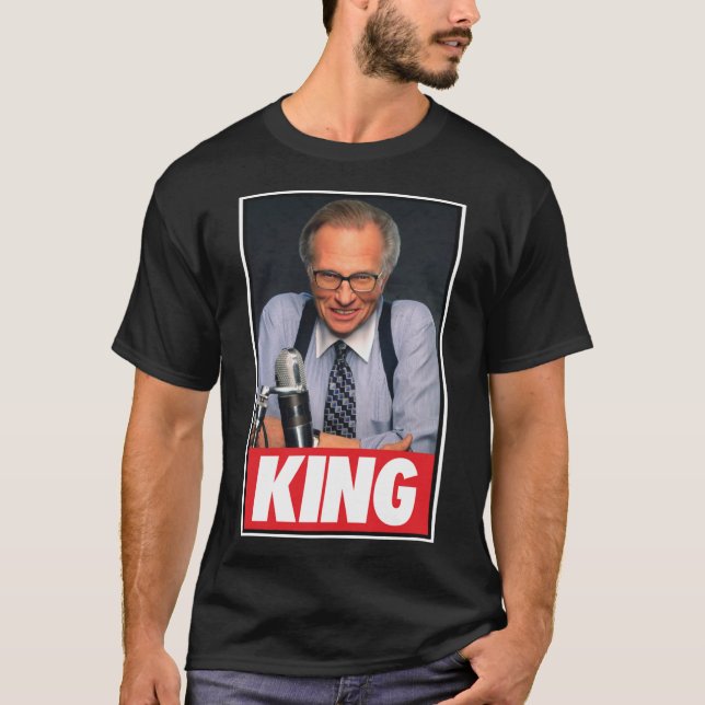 Cool Photographic Larry King Awesome Design Not Ev T-Shirt (Front)