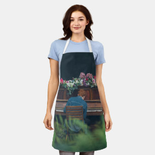 Cool Piano Artwork Apron