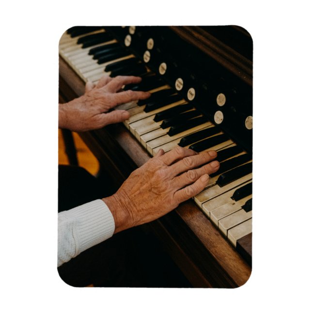 Cool Piano Artwork Magnet (Vertical)