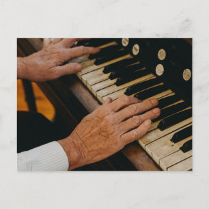 Cool Piano Artwork Postcard