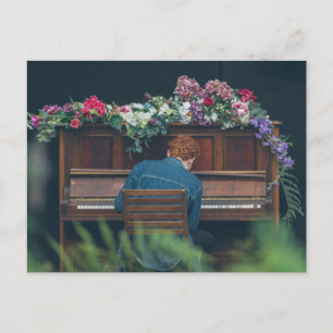 Cool Piano Artwork Postcard