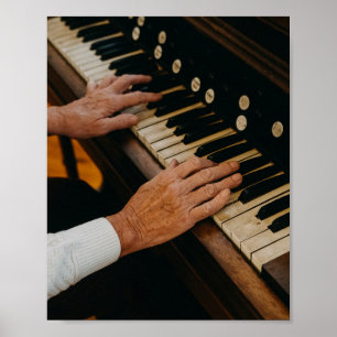 Cool Piano Artwork Poster