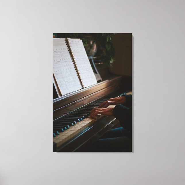 Cool Piano Canvas Print (Front)