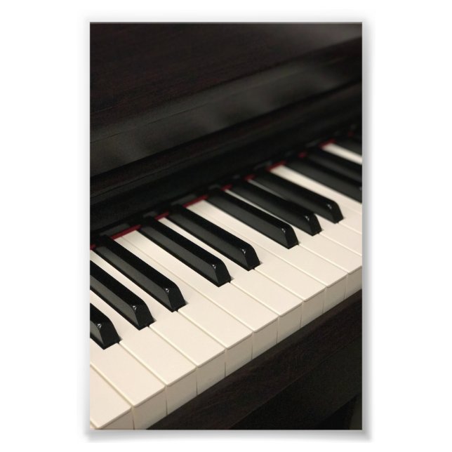 Cool Piano Design Photo Print (Front)