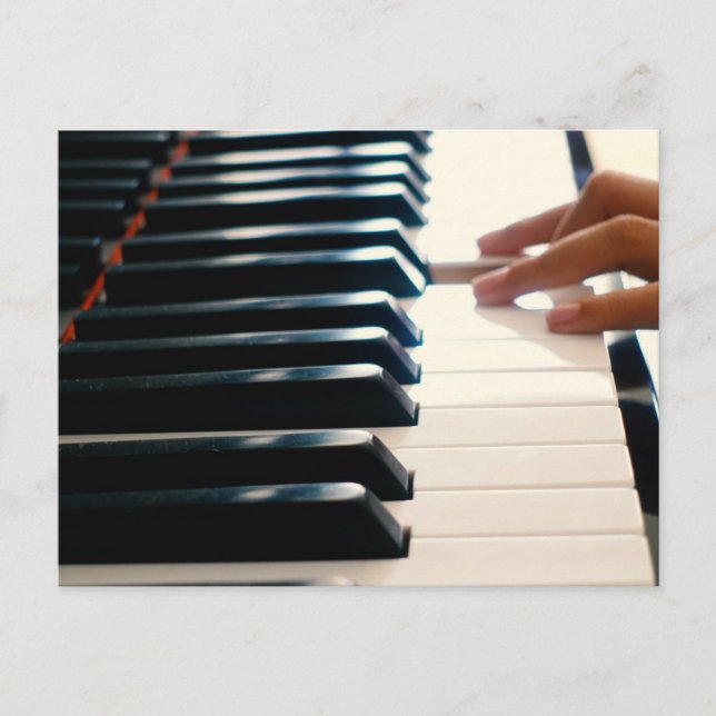 Cool Piano Design Postcard (Front)