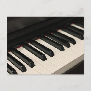 Cool Piano Design Postcard