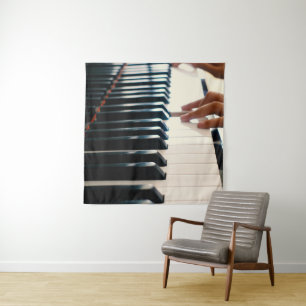 Cool Piano Design Tapestry