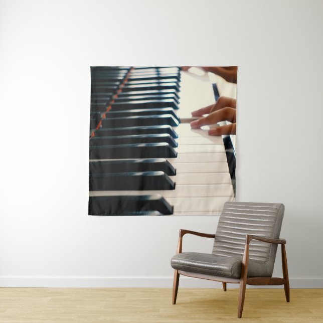 Cool Piano Design Tapestry (In Situ)